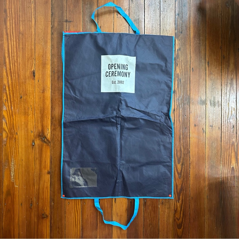 Opening Ceremony tote style garment bag